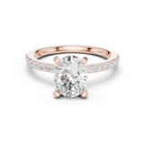 Gold Ring DDLR-888, Rose Gold