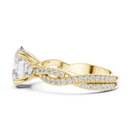 Gold Ring DDLR-1036, Yellow Gold, view 3
