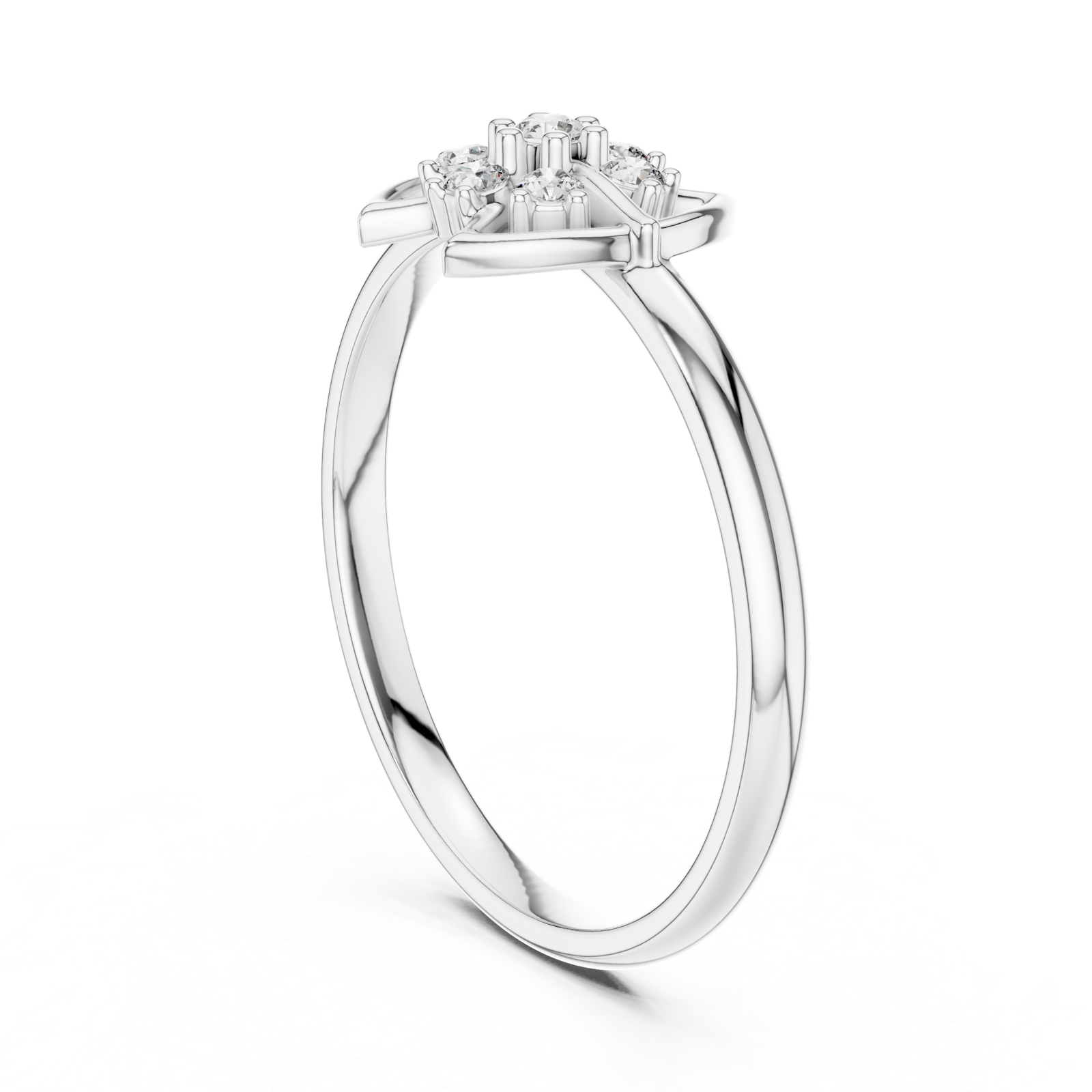 Gold Ring 1 (445), White Gold