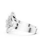 Gold Ring DDLR-461, White Gold, view 3