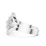 Gold Ring DDLR-461, White Gold, view 3