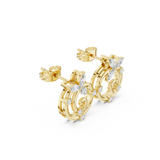 Gold Earrings AOMER105111, Yellow Gold, view 1