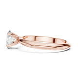 Gold Jewelry L36-6, Oval center stone, Rose Gold, view 3