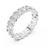 Gold Ring DDLR-211, White Gold, view 2