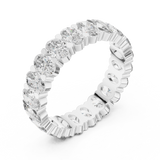 Gold Ring DDLR-211, White Gold, view 2