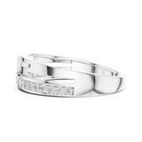 Gold Ring LR-01 (9), White Gold, view 3