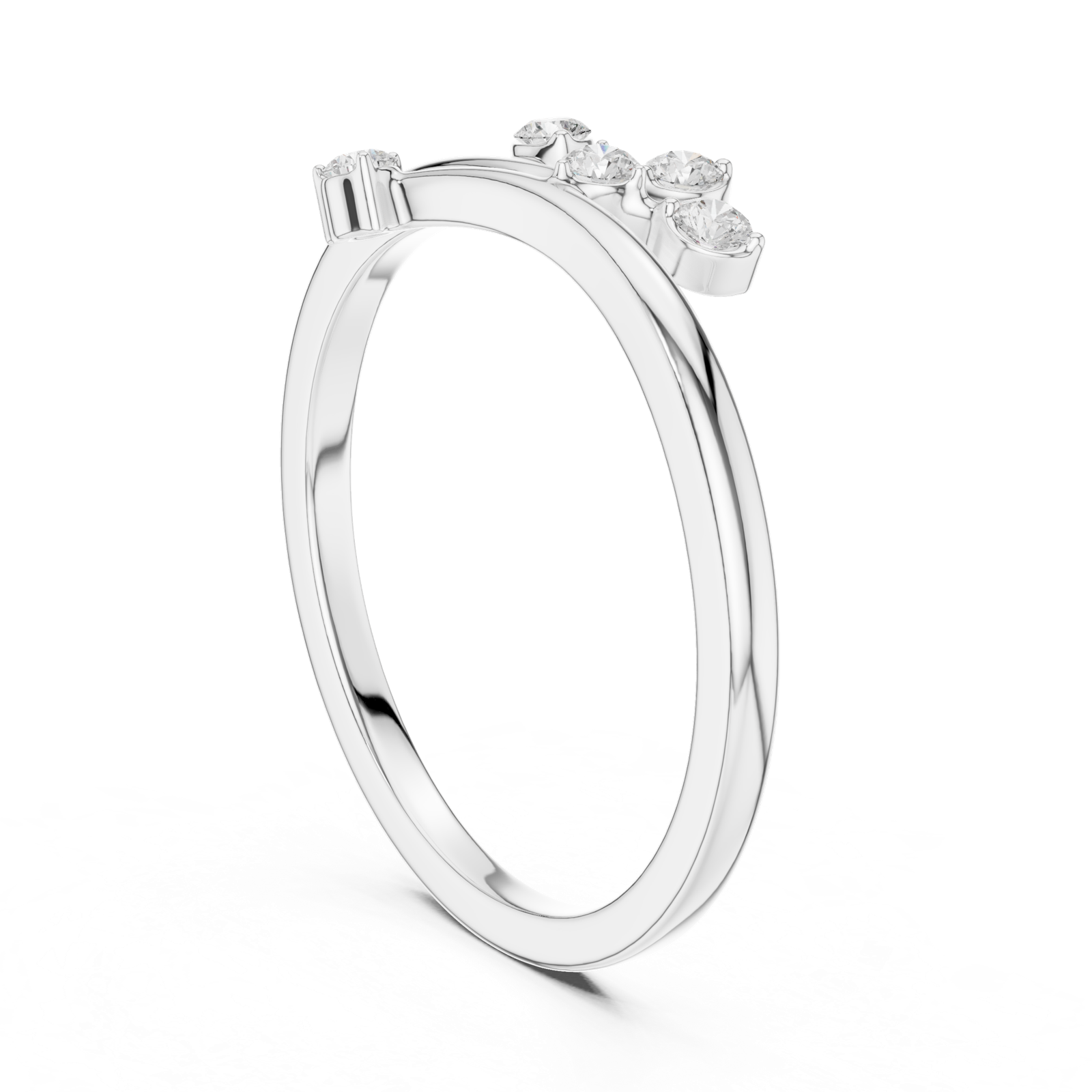 Gold Ring SBWR(45), White Gold