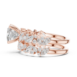 Gold Ring DDLR-941, Rose Gold, view 3