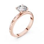 Gold Ring LR-0020, Rose Gold, view 2