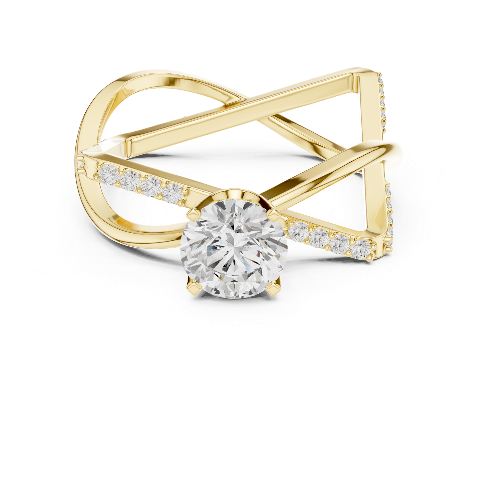 Gold Ring SBWR(50), Yellow Gold, view 4