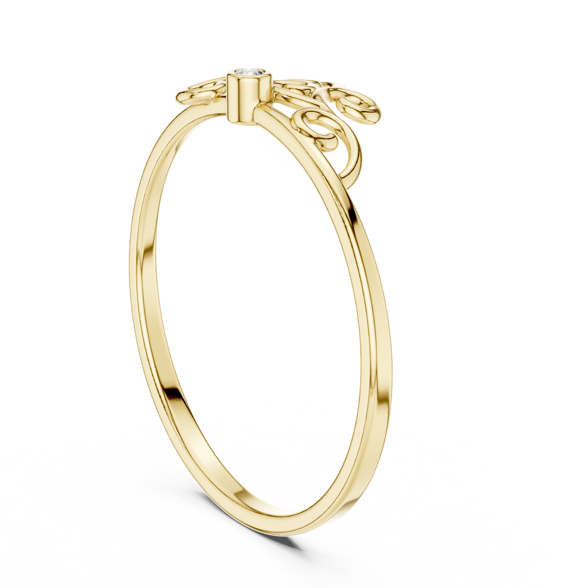 Gold Ring 1 (230), Yellow Gold, view 1