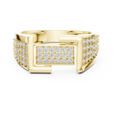 Gold Ring LR-01 (14), Yellow Gold, view 4