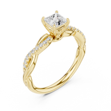 Gold Ring DDLR-590, Yellow Gold, view 2
