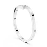Gold Ring DDLR-720, White Gold, view 1