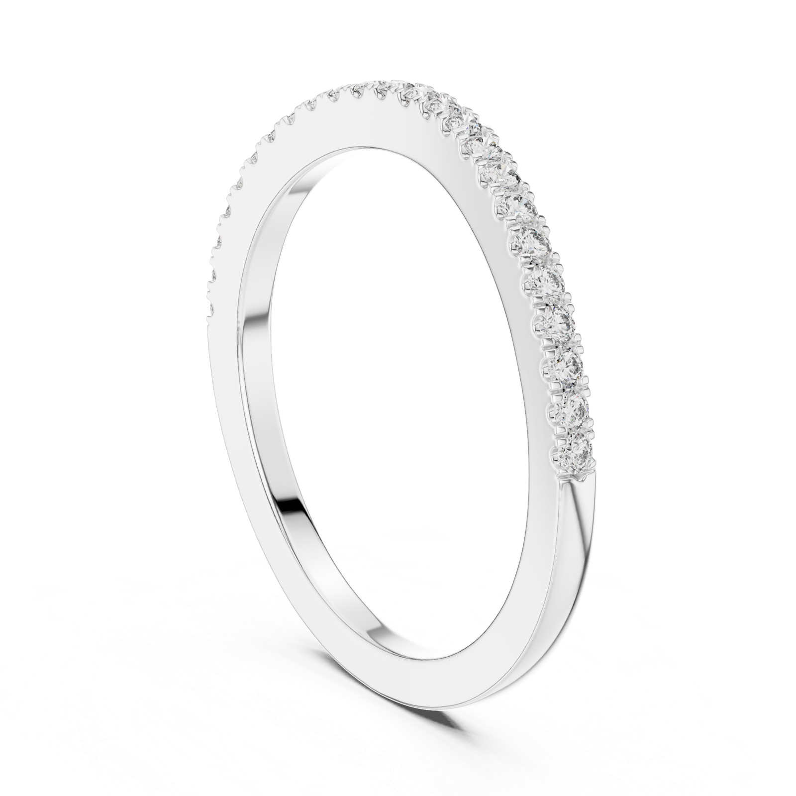 Gold Ring L03-811, White Gold