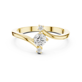 Gold Ring DDLR-831, Yellow Gold, view 4