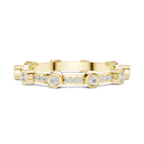Gold Ring DDLR-708, Yellow Gold, view 3