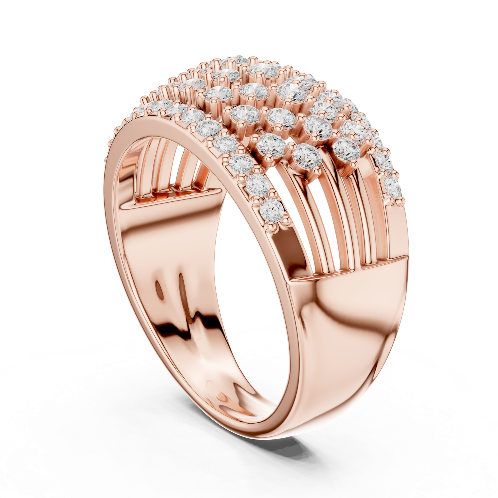 Gold Ring DDLR-455, Rose Gold