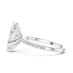 Gold Ring DDLR-887, White Gold, view 3