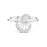 Gold Ring 1 (115), White Gold, view 4