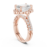Gold Ring DDLR-442, Rose Gold, view 1