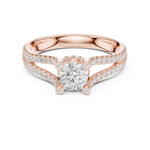 Gold Ring LR-0295, Rose Gold