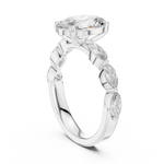 Gold Pendant 9-10031L_SS9, White Gold, view 1