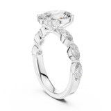 Gold Pendant 9-10031L_SS9, White Gold, view 1