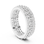 Gold Ring R40, White Gold, view 1