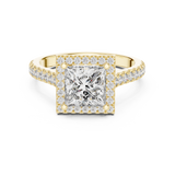 Gold Ring DDLR-154, Yellow Gold, view 4