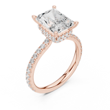 Gold Ring DDLR-1019, Rose Gold, view 2