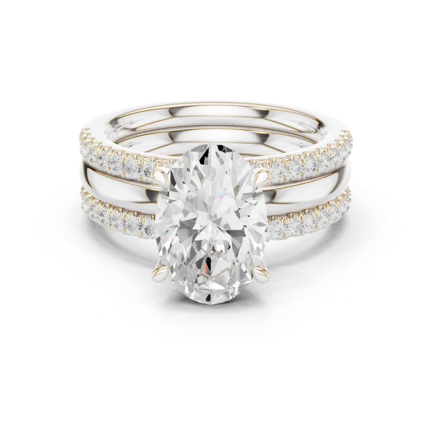 Gold Ring DDLR-948, White Gold