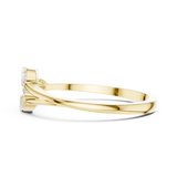 Gold Ring HLR-235, Yellow Gold, view 3