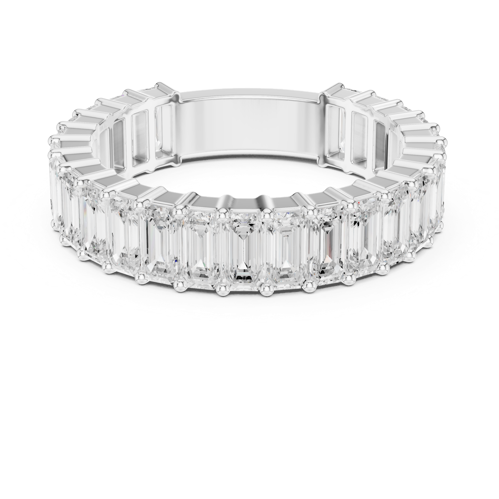 Gold Ring DDLR-723, White Gold, view 4