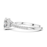 Gold Ring DDLR-177, White Gold, view 3