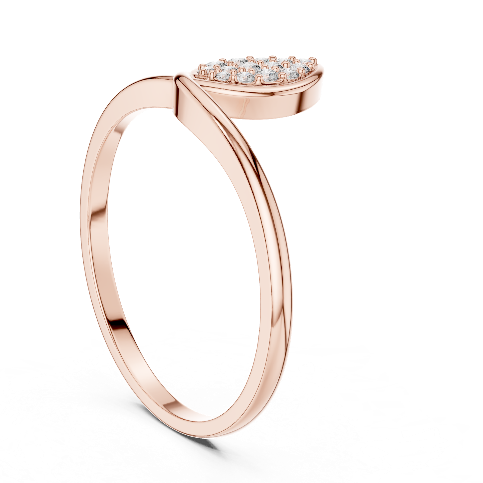 Gold Ring 1 (186), Rose Gold