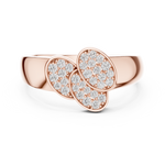 Gold Ring LR-01 (47), Rose Gold, view 4