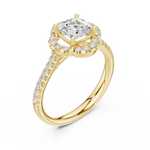 Gold Ring DDLR-535, Yellow Gold, view 2