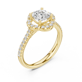 Gold Ring DDLR-535, Yellow Gold, view 2