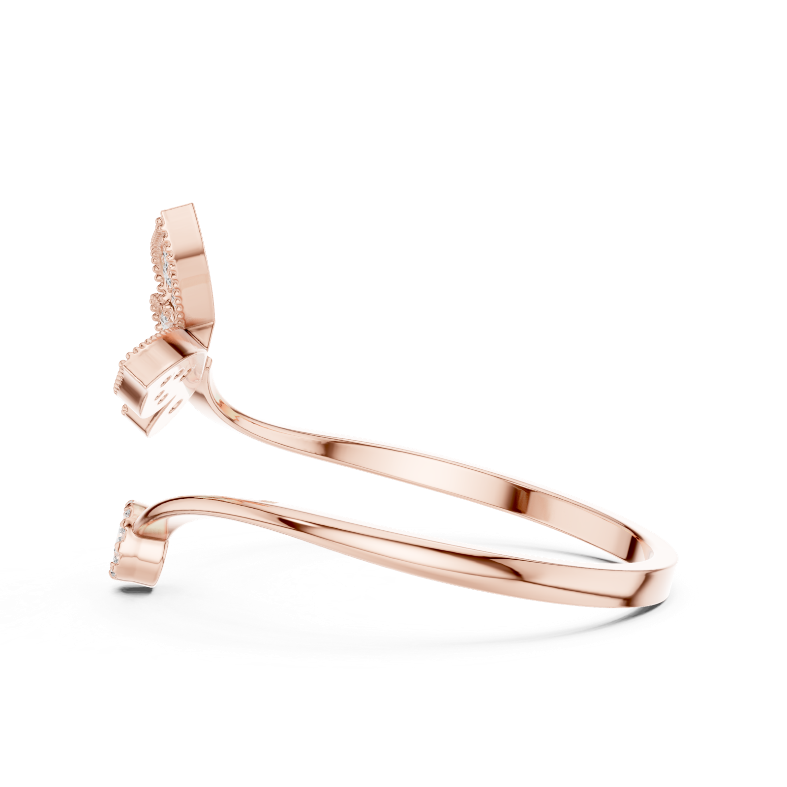 Gold Ring 1 (250), Rose Gold, view 3