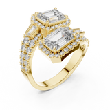 Gold Ring DDLR-014, Yellow Gold, view 2