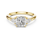 Gold Ring DDLR-850, Yellow Gold, view 4
