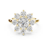 Gold Ring AGDLR-273, Yellow Gold, view 4