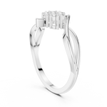 Gold Ring DDLR-826, White Gold, view 1