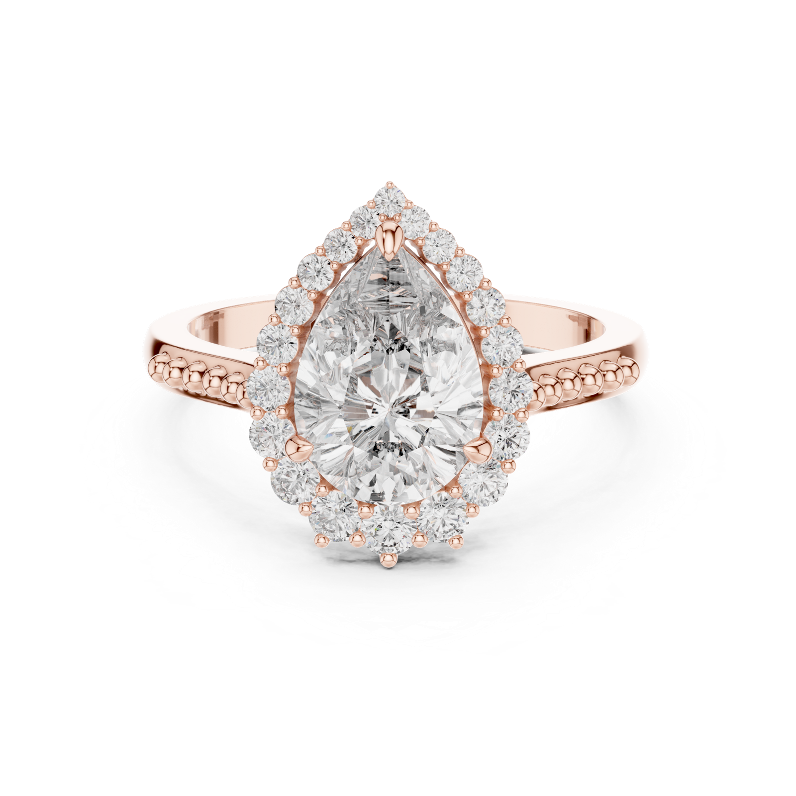 Gold Pendant 9-10028L_29, Rose Gold