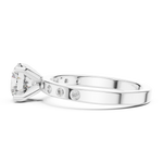 Gold Ring DDLR-189, White Gold, view 3