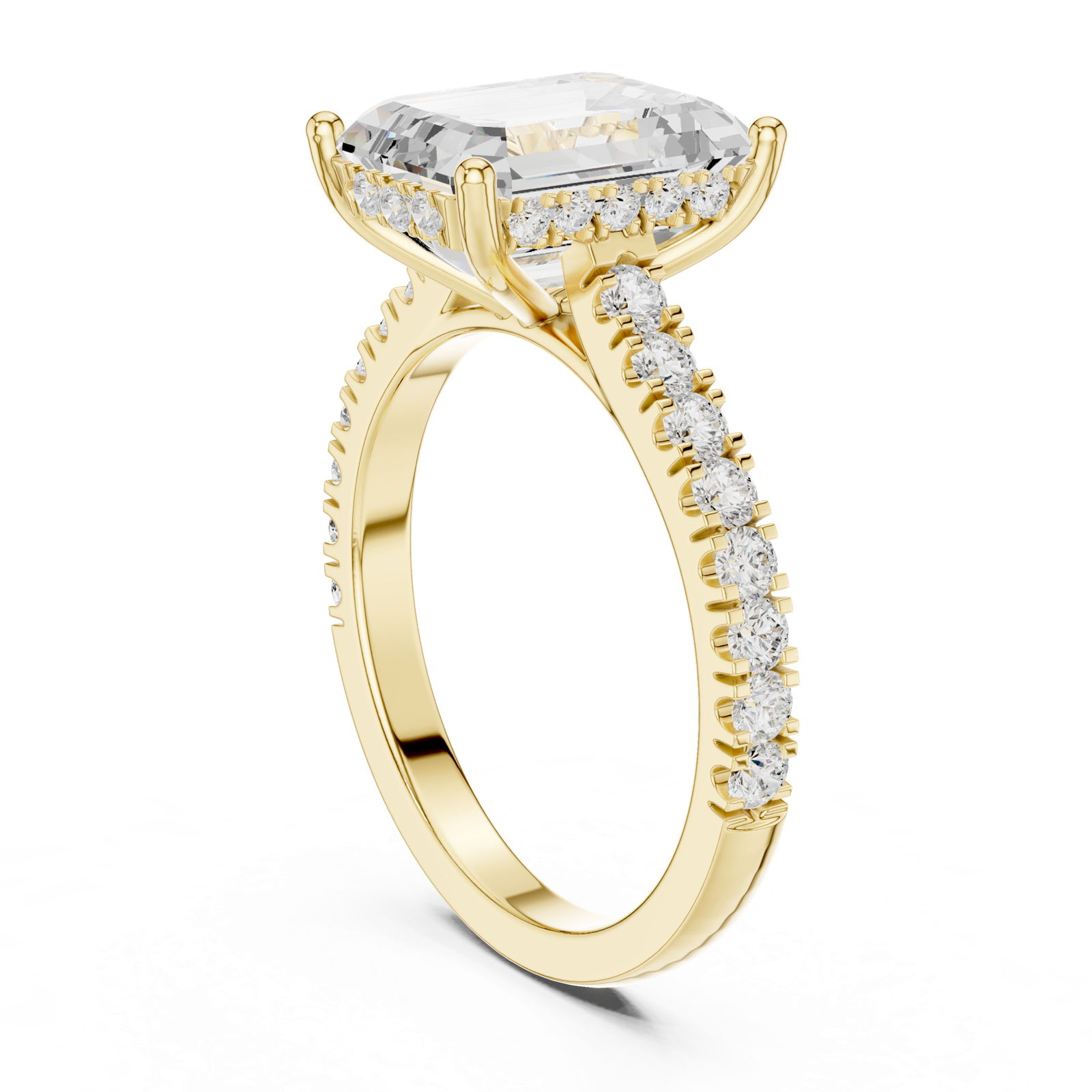 Gold Ring DDLR-773, Yellow Gold, view 1