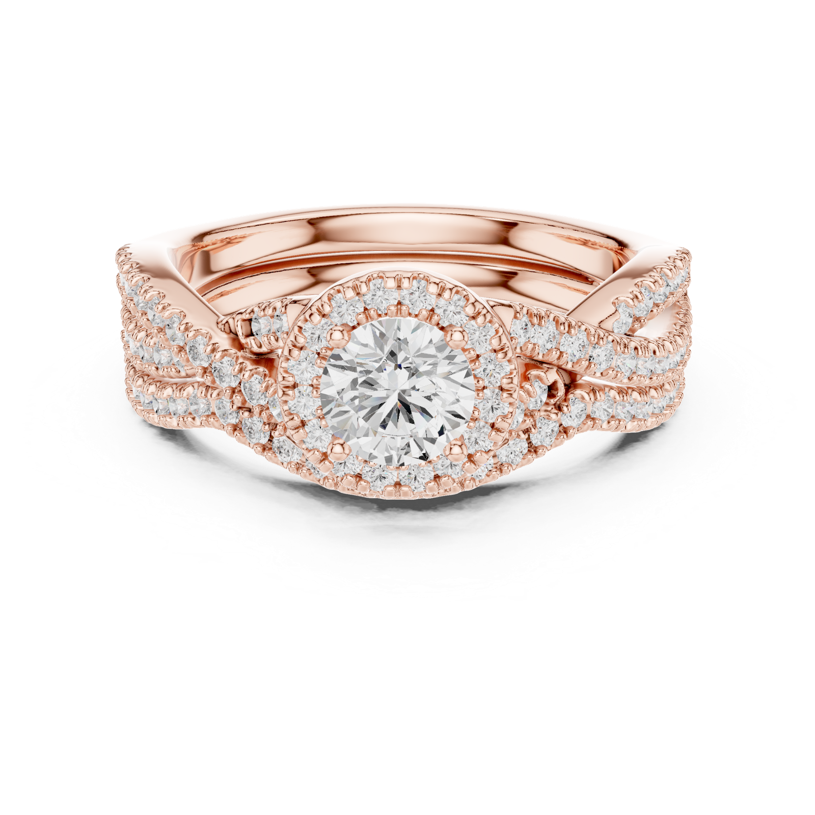 Gold Ring LR-0268, Rose Gold