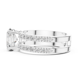 Gold Ring DDLR-1060, White Gold, view 3