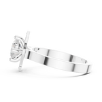 Gold Ring DDLR-327, White Gold, view 3